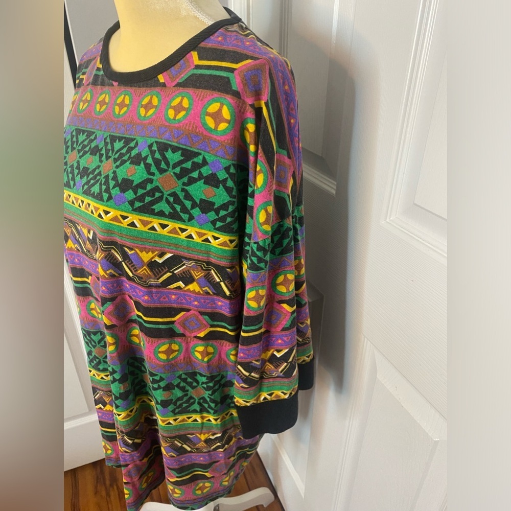 Vintage CR & ME Vibrant Colored Tunic - Picture 3 of 6